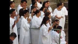 More Indonesian Pilgrims Songs at Yardenit Baptismal Site Israel [upl. by Gherardo]