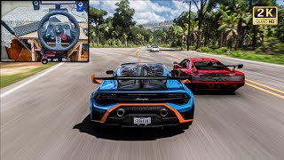 Lamborghini Huracan STO  Goliath Race  Forza Horizon 5  Logitech G29 Gameplay [upl. by Just]