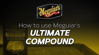 How to use Meguiars Ultimate Compound [upl. by Asirehc871]