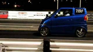 Tango EV nearrecord time in 14 mile drag race [upl. by Oniram781]