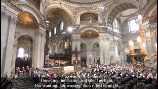 Immortal invisible God only wise Hymn  St Pauls Cathedral Platinum Jubilee Service [upl. by Thomasa]