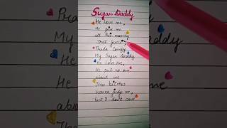 Sugar Daddy❤️ songlyrics sugardaddy qveenherby lyrics song shorts ytshorts [upl. by Nnalatsyrc]