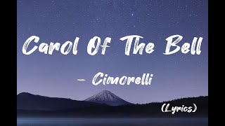 Carol Of The Bells lyrics  Cimorelli [upl. by Milton]