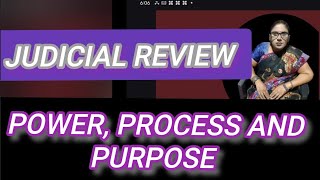 judicial review power process and purpose [upl. by Delogu]