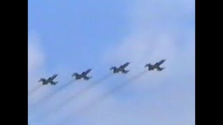 Lockheed F 104S Starfighters Italian Air Force Malta International Air Show 1997 [upl. by Boyes]