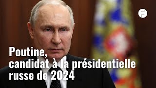 Vladimir Poutine annonce se présenter à la présidentielle russe de mars 2024 [upl. by Lyons]