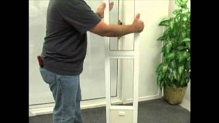 Installing The Modular Aluminum Patio Door By Idea Pet Products [upl. by Stafani]