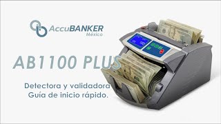 AB1100 PLUS AccuBANKER guía de inicio rápido [upl. by Gamber]