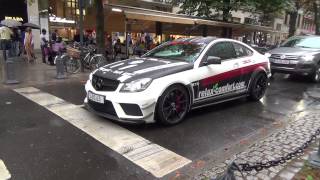 Mercedes C63 AMG Black Series LAUNCH CONTROL [upl. by Oza435]