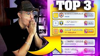 ☠️TOP 3 DEL MUNDO con el MEJOR MAZO de CLASH ROYALE [upl. by Bremer]