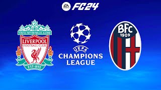 FC 24  Liverpool vs Bologna  Champions League UCL  PS5™ Full Match amp Gameplay [upl. by Attenod98]