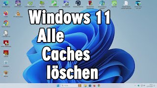 Windows 11 alle Caches löschen  Probleme vorbeugen [upl. by Cyprus533]