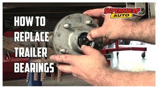 How to  Replace Trailer Wheel Bearings  Supercheap Auto [upl. by Atiragram478]