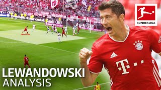 How Robert Lewandowski Scores His Goals • Tactical Analysis [upl. by Nednal]