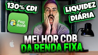 CDB 130 CDI PAGBANK COM LIQUIDEZ DIÁRIA QUANTO RENDE E VALE A PENA [upl. by Lyndon]