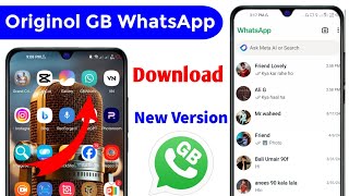 GB Whatsapp New Update Version 2024  GB Whatsapp New Version Update Kaise kare [upl. by Romito]