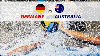 🔴🔵 Water Polo Friendly Match Germany vs Australia [upl. by Milone]