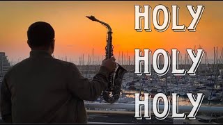 Holy Holy Holy  Instrumental Saxophone Worship  Peaceful Christian Music  Healing [upl. by Florin]