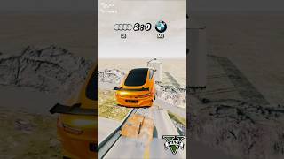 were won BMW VS Audi🙄🙄shorts trending bmw audi car gameplay gta gta5 game [upl. by Ilzel]