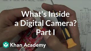 What is inside a digital camera 1 of 2  Electrical engineering  Khan Academy [upl. by Maddi]