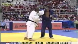 JUDO 2007 World Championships Yasuyuki Muneta 棟田 康幸 JPN  Alexander Petrovic SRB [upl. by Allerus]