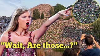 Taylor Swift REACTS to Over 40000 Fans On the Hills Outside Munich Eras Tour [upl. by Senga]