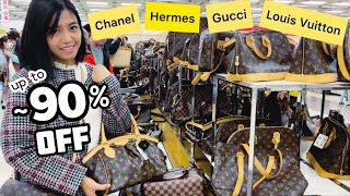 BIG SALE LOUIS VUITTON CHANEL GUCCI PRADA  CHEAP SECONDHAND PRELOVED DESIGNER BAGS JAPAN [upl. by Costanza]