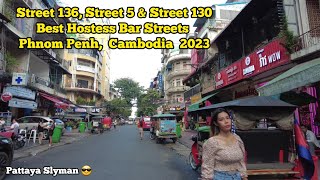 Best Hostess Bar Streets in Phnom Penh City Cambodia 2023 [upl. by Flanagan]