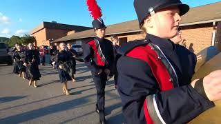 South Doyle High and Middle School Band March to the Stadium 09202024 [upl. by Ellierim]