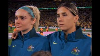 Australia National Anthem  FIFA Womens World Cup 2023 [upl. by Clementina]