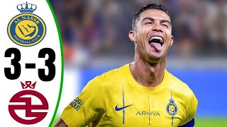 Al Nassr Vs Al khodod 33  highlights amp All goals  2024 HD [upl. by Hallam]