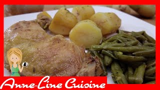 Cuisses de poulet haricots et pommes de terre Cookeo [upl. by Drofnelg543]