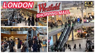 Westfield London Shopping 🛍️ The UK’s Largest Shopping Mall Walkthrough January 2024 [upl. by Rastus795]