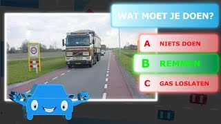 Compleet auto theorie examen december 2023  gevaarherkenning  kennis  inzicht  voorrang [upl. by Airda204]