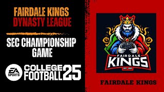 FAIRDALE KINGS SEC Conference Championship Game [upl. by Eagle442]