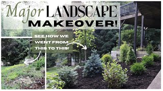 Low Maintenance Landscape  Landscape Ideas Garden Design Landscape Design Ideas Garden Makeover [upl. by Airretal169]