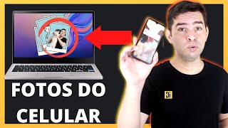 Como passar fotos e vídeos do Celular para o Notebook ou PC [upl. by Ecilef948]