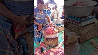 Fastest beef cutting skill by professional cutter man shorts fastest beefcuttingskill cutterman [upl. by Quillon254]