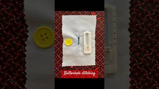 Buttonhole stitching evoracreations buttonholestitching [upl. by Kalina510]