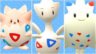 FULL TOGEPI EVOLUTION TEAM Shiny Togepi Shiny Togetic Shiny Togekiss [upl. by Zahavi]