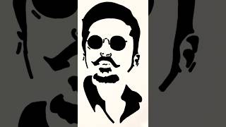 Maari dhanush drawing 😎😎 how to draw dhanush step by step  actor dhanush  maari [upl. by Terrye406]