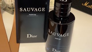 Unboxing Dior Sauvage Parfum [upl. by Romonda455]