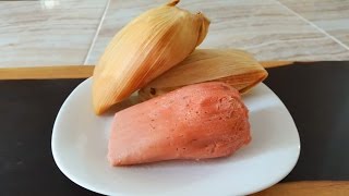 💖TAMALES DULCES DE FRESA RIQUÍSIMOS💖 [upl. by Rochette]