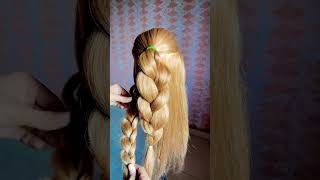 Marmed hairstyle easy and simple way♥️ trandingshorts harstyle hair hairtutorial braids [upl. by Auqeenahs]