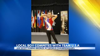 Honolulu athlete earns bronze medal at 2023 World Baton Twirling Championships [upl. by Assiled]