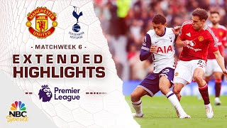 Manchester United v Tottenham Hotspur  PREMIER LEAGUE HIGHLIGHTS  9292024  NBC Sports [upl. by Molloy]