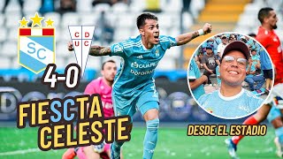 Desde El Estadio  SPORTING CRISTAL 🇵🇪 4  0 UNIVERSIDAD CATÓLICA 🇨🇱  Una FIESTA en TARDE CELESTE [upl. by Sucramraj]