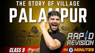 The Story of Village Palampur  10 Minutes Rapid Revision  Class 9 SST [upl. by Humphrey]