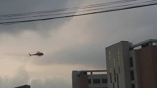 Helicopter landing at Nepal Medicity Hospital [upl. by Marybeth]