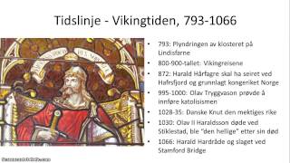 Norsk middelalder  13  Oversikt [upl. by Honna289]